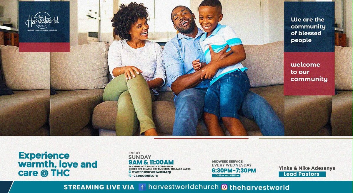 theharvestworld's tweet photo. Enjoy an unforgettable experience with God at any of our 2 services this Sunday November 15th ( Onsite / Online ) 

9am &amp; 11am ( Recovery Service )

Enquiries : +2349079911127-8 https://t.co/V7roSnD2R7 

Be kind enough to retweet  and invite someone along https://t.co/KxAJZphmgU