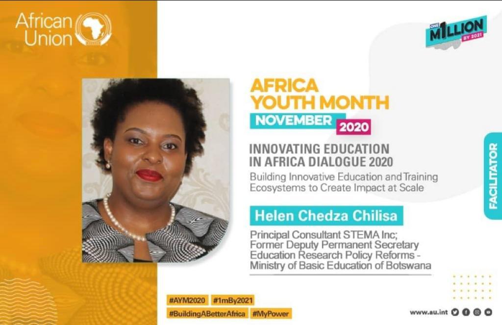 HChilisa's tweet photo. African Union Innovating Education in Africa Expo Dialogue 2020 - Building Innovative Education and Training Ecosystems to Create Impact at Scale.

Registration for the dialogue: https://t.co/5VJZVbH8vt https://t.co/9fNJ9run52