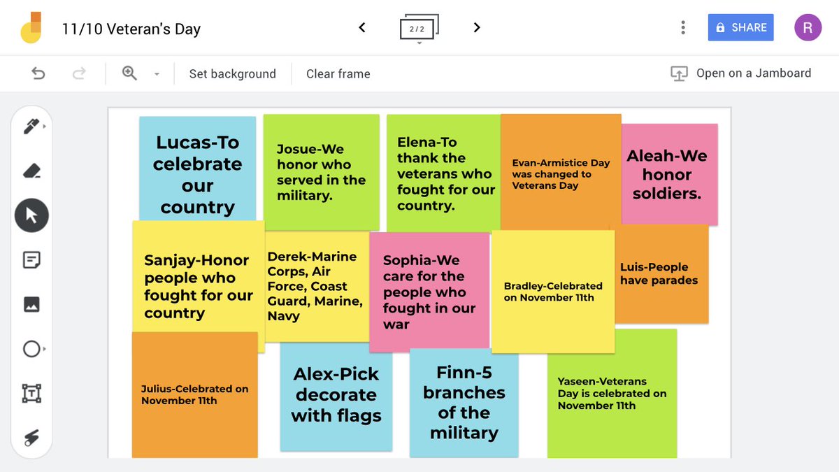 What did you learn about Veterans Day? Here are our learners responses! So proud of all of them! @MsMiller_J @MeadowDrMineola <a href="/Hampton_Street/">Hampton Street</a> <a href="/MineolaVirtual/">Mineola Virtual</a> #MineolaProud