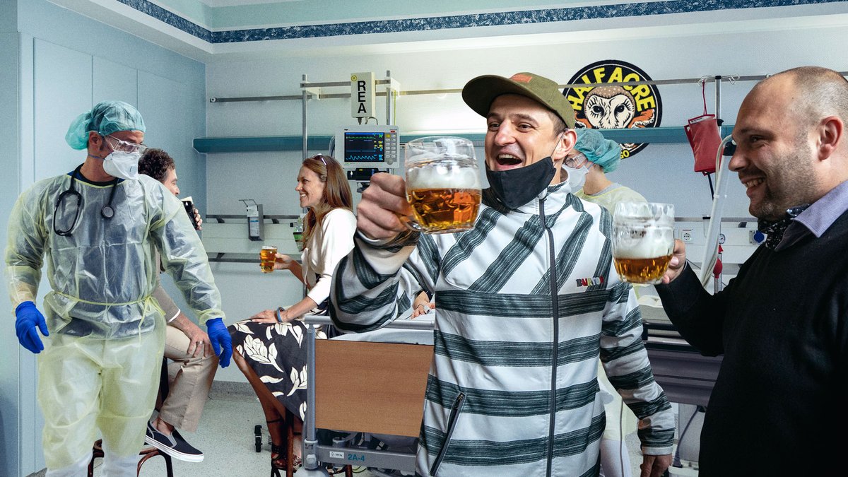 TheOnion's tweet photo. Rising Coronavirus Cases Force Chicago To Set Up Temporary Bars In Hospitals https://t.co/VHrpf1ei7Q https://t.co/AIYBM6clTm