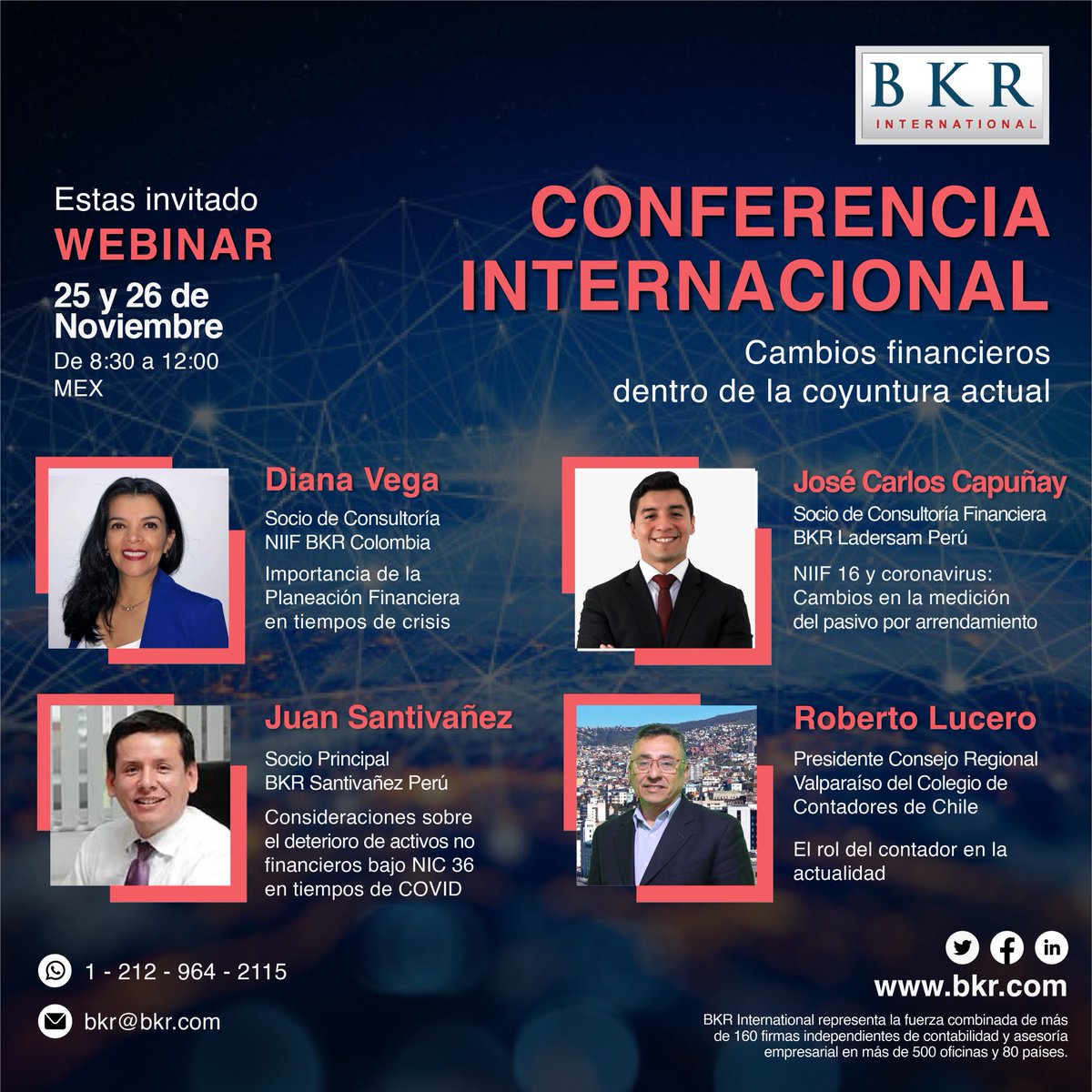 LadersamPeru's tweet photo. #ConferenciaInternacional "𝐂𝐚𝐦𝐛𝐢𝐨𝐬 𝐅𝐢𝐧𝐚𝐧𝐜𝐢𝐞𝐫𝐨𝐬 𝐝𝐞𝐧𝐭𝐫𝐨 𝐝𝐞 𝐥𝐚 𝐂𝐨𝐲𝐮𝐧𝐭𝐮𝐫𝐚 𝐀𝐜𝐭𝐮𝐚𝐥"

Gratuito previa inscripción en el siguiente link 👉🏻https://t.co/pi4Y9mvIzX*

*Revisa el horario en México, Costa Rica, Ecuador, Colombia, Perú, Chile, Uruguay https://t.co/pcJWfFbm8L