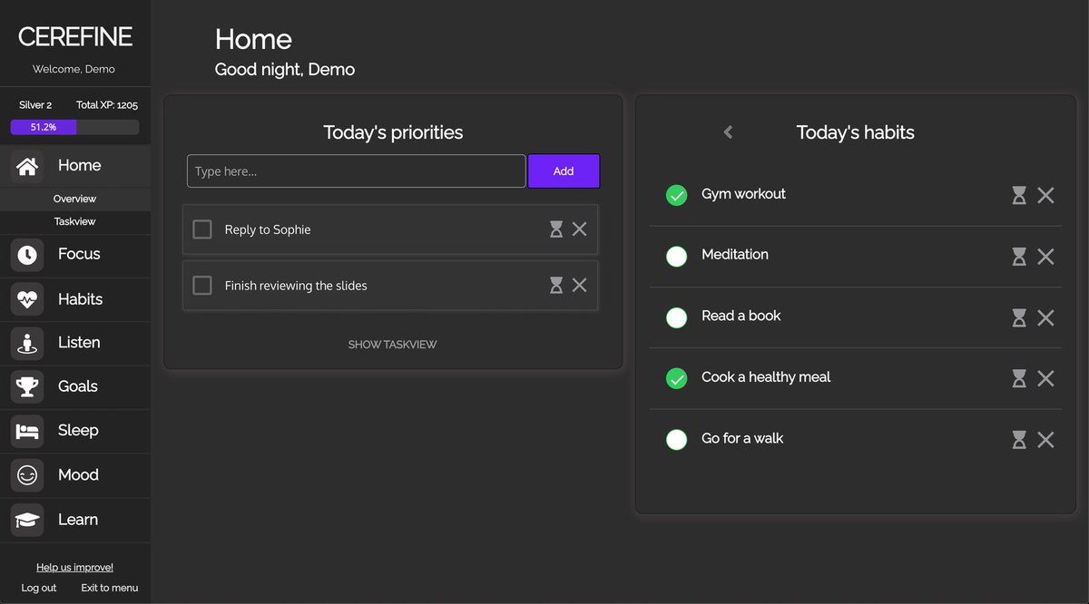 BetaList's tweet photo. CEREFINE: Your productivity and wellbeing made easy

https://t.co/x8YWxBypvW https://t.co/P3zqVnSmJT