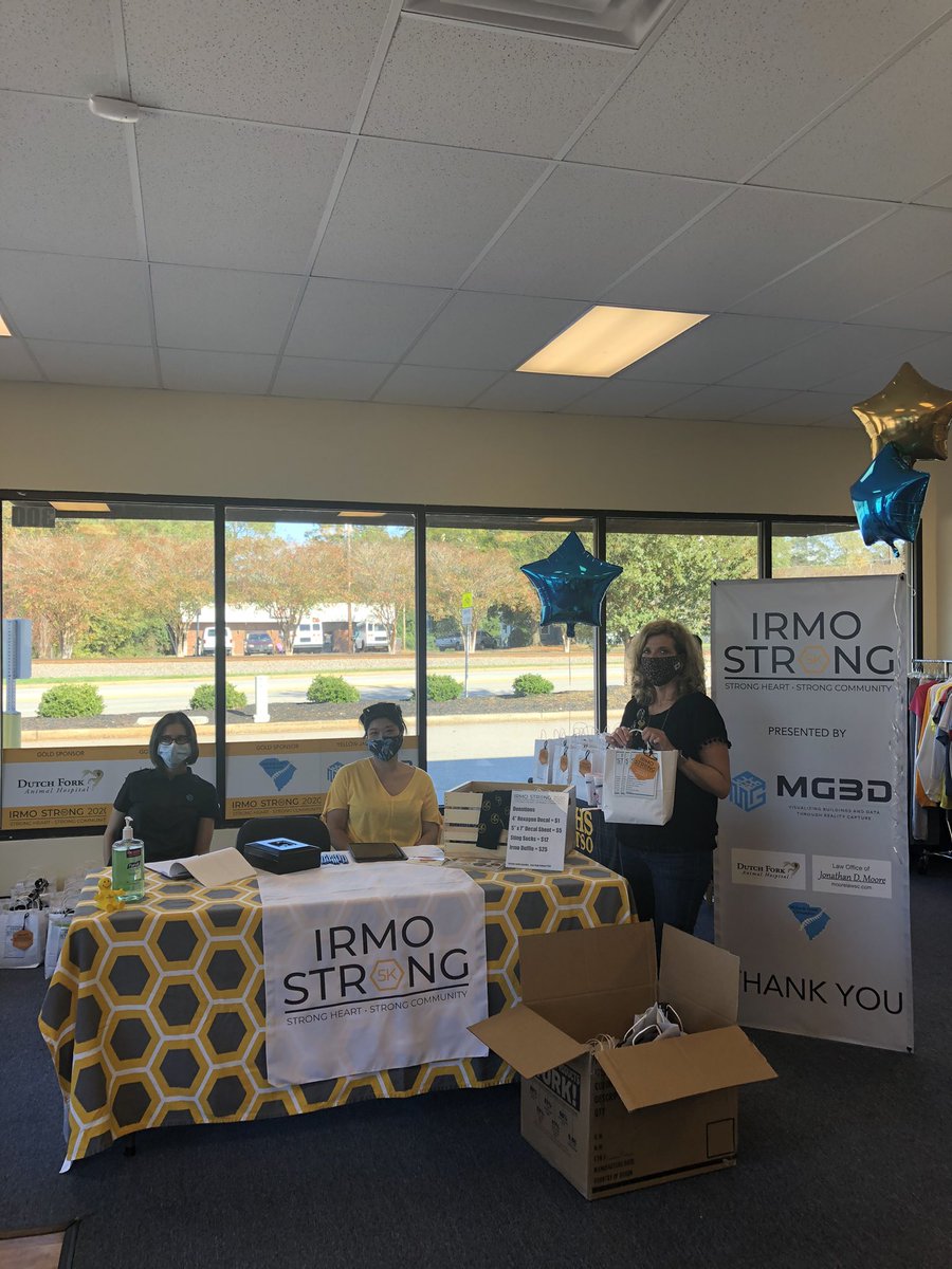 IrmoStrong5k's tweet photo. Packet pick up is happening now #irmostrong5k #irmostrong https://t.co/1AQSC5Oqb2