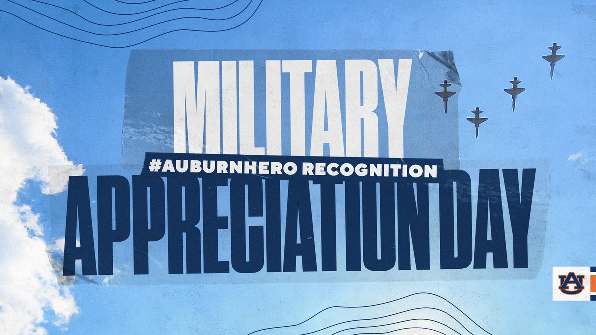 AuburnTigers's tweet photo. All Auburn Family active duty/veterans are invited to submit photo/videoboard shout-out requests for Auburn vs UT on 11/21.
 
Nominees will receive a free AU coin + chance to win @UnderArmour military swag.
 
Post photo/video w/ #AuburnHero or click here:
https://t.co/IysXyNhWuJ https://t.co/zXYumhqQS0