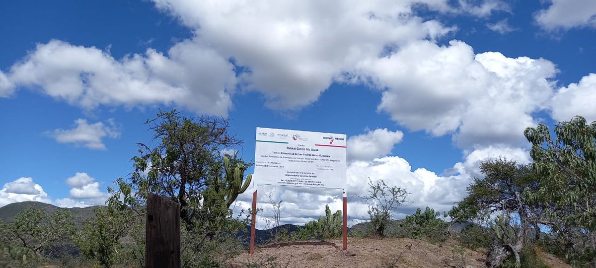 CONAFOR's tweet photo. En el marco de la Estrategia Manejo Integrado del Territorio, la @CONAFORa través del proyecto #PRODEZSA🏜️ realizó una visita de seguimiento🚶☀️ y verificación👀🌵✅ en #Oaxaca. https://t.co/SP6MHssrda