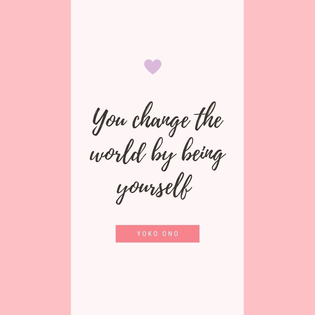 AsmrHong's tweet photo. #quotes #yokoono #change #beingyourself #quote #positive #PositiveEnergy https://t.co/94ntkBbTH4