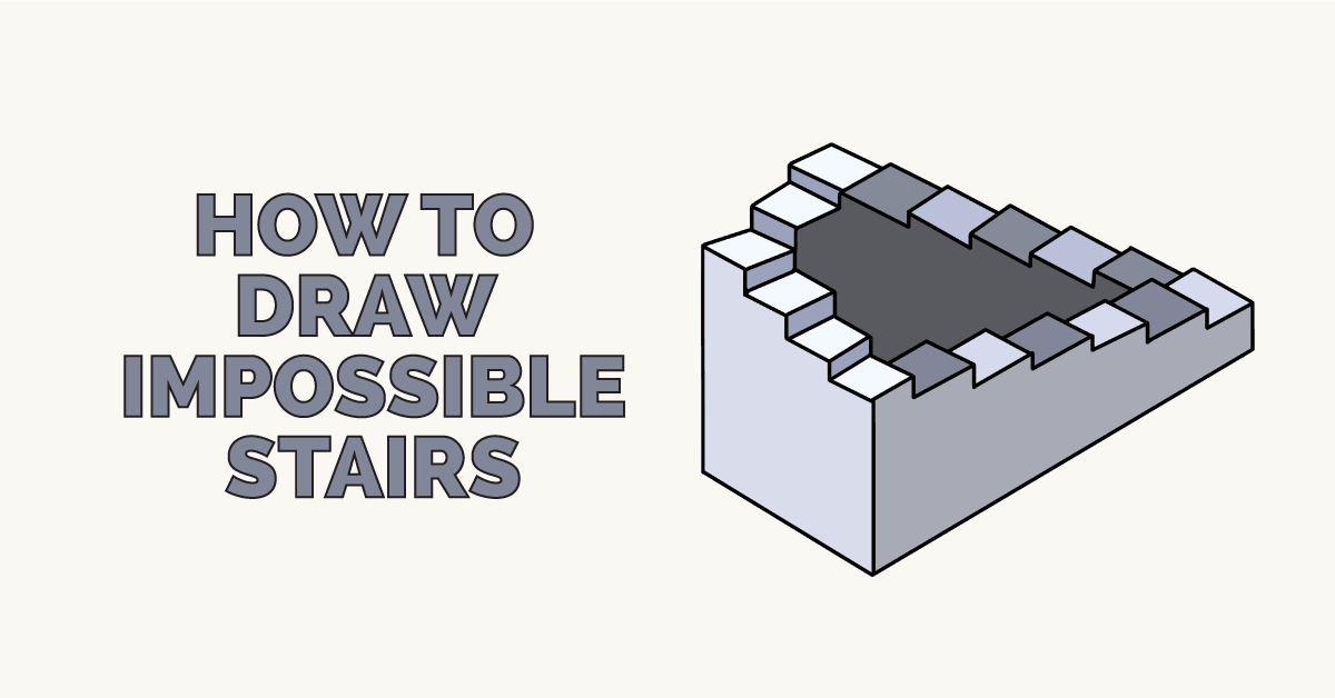 Stairs Drawing - How To Draw Stairs Step By Step