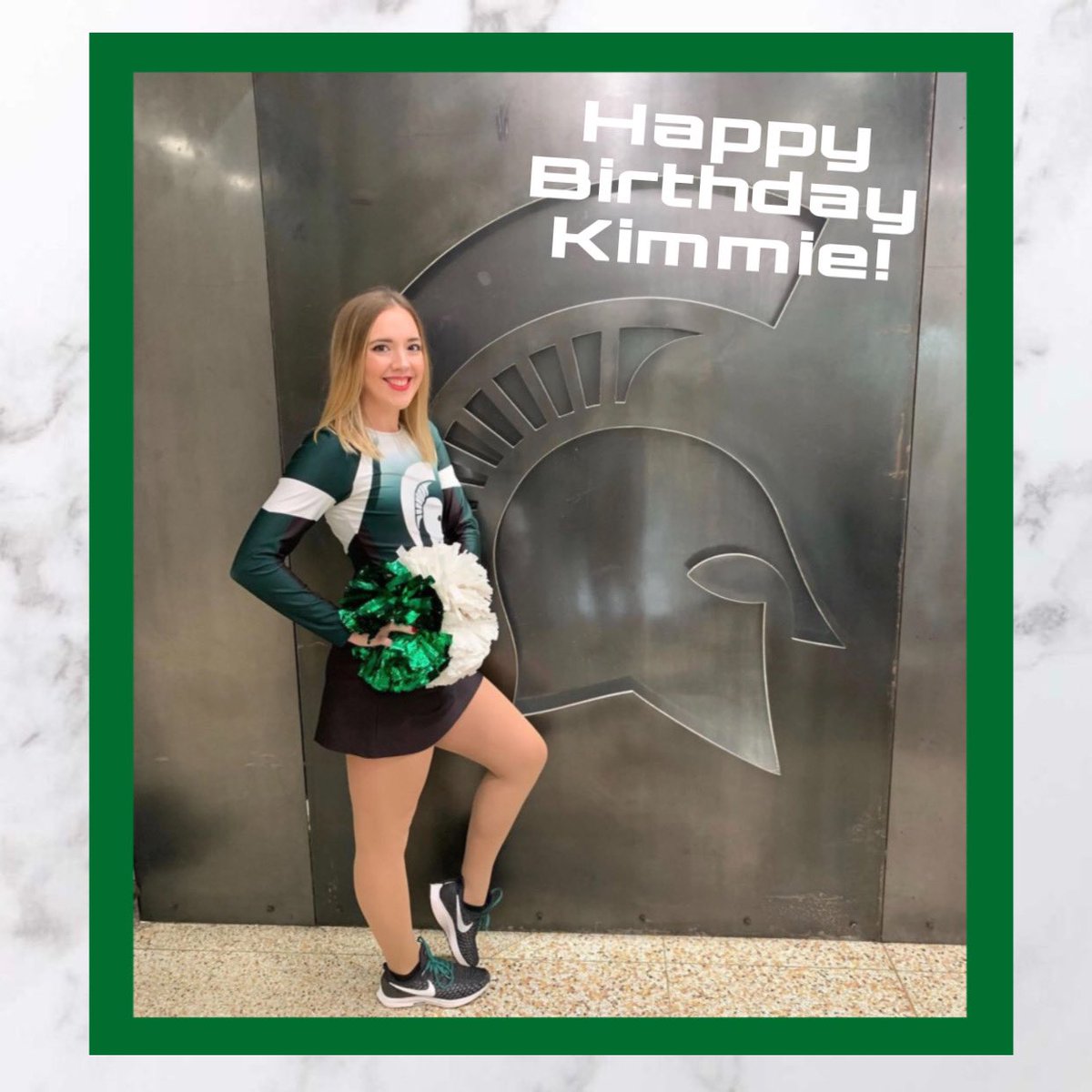 Today we are wishing the happiest birthday to our senior Kimmie Cnudde!!💚🌟🎊 #HappyBirthday