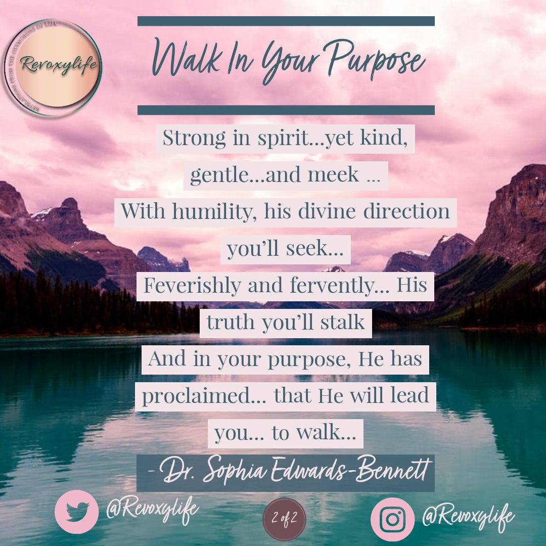 revoxylife's tweet photo. Dr. EB has posted inspirational prose for her followers to start the weekend.

With Sincerity &amp; Gratitude,

Dr. EB

#Purpose #WeekendWisdom #MyDoctorEB #Revoxylife #Inspiration #ThoughtForTheDay https://t.co/O9toioZFpa