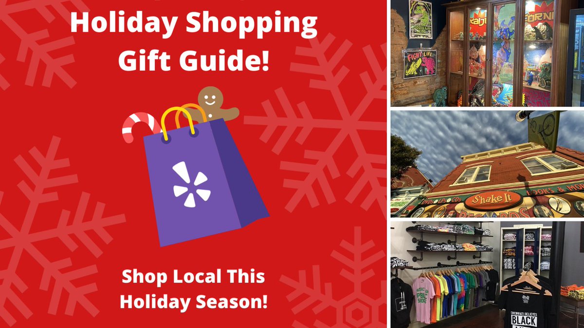 YelpCincy's tweet photo. Local #holidayshopping is especially important this holiday season in #Cincinnati! Take a look at our gift guide for tips on giving a meaningful gift!
https://t.co/G1REPtZ7cH https://t.co/BmhYJsJzYc