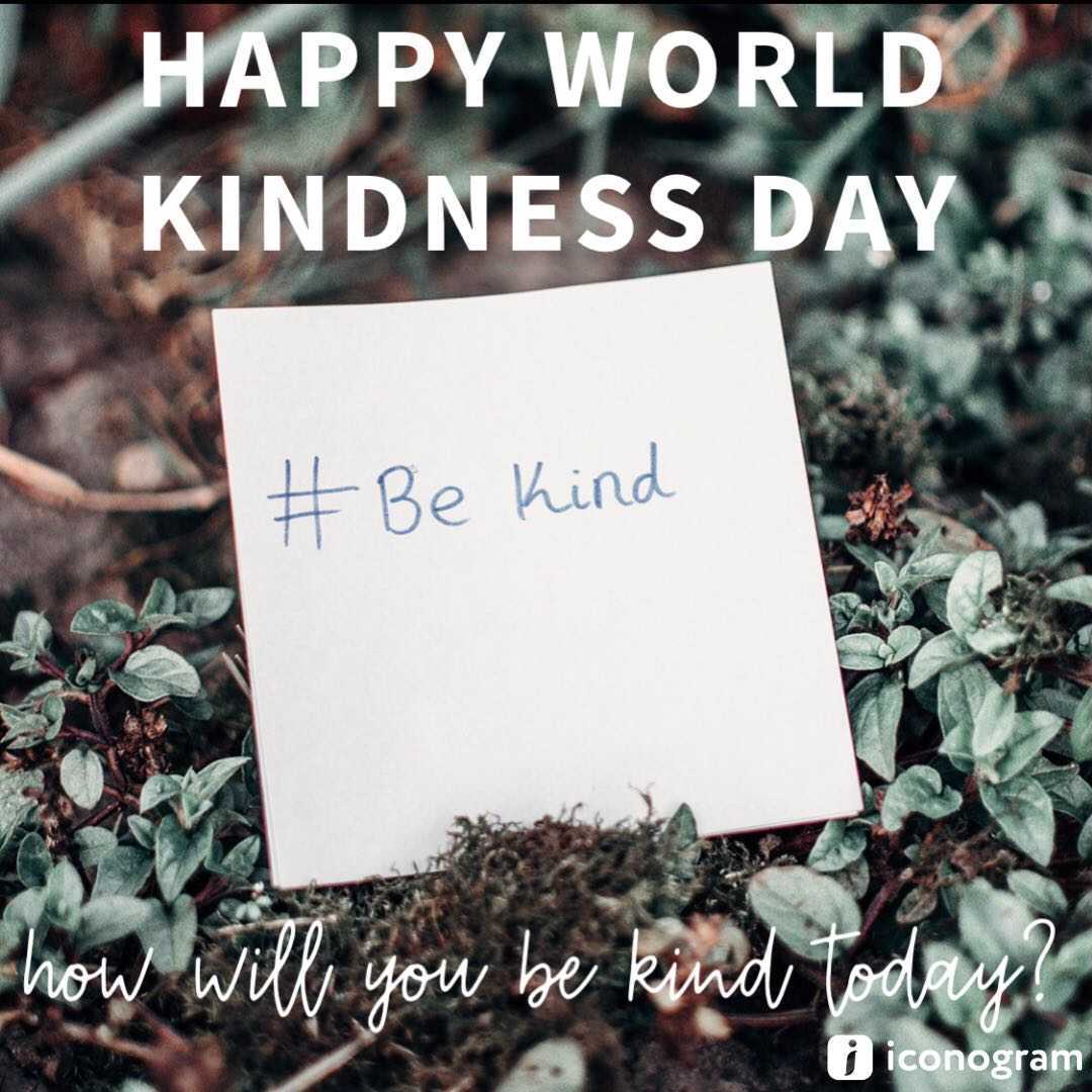 Iconogramgroup's tweet photo. Today is World Kindness Day and we want to urge everyone that sees this to do something kind today. Even if it's for yourself.  Let us know in the comments how  you will be kind today! https://t.co/BLtFi2PQaV
