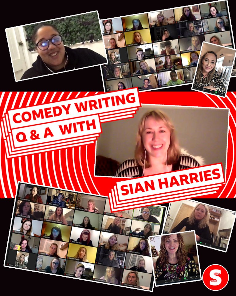 BBC Sesh (@bbcsesh) on Twitter photo Diolch <a href="/sianharries_/">Sian Harries - @sianharries.bsky.social</a> for sharing your top comedy writing tips with our content creators & diolch <a href="/jalisaandrews/">Jalisa Andrews</a> for hosting the Q&A. Thanks to everyone who joined. Diolch <a href="/sianharries_/">Sian Harries - @sianharries.bsky.social</a> for sharing your top comedy writing tips with our content creators & diolch <a href="/jalisaandrews/">Jalisa Andrews</a> for hosting the Q&A. Thanks to everyone who joined.
