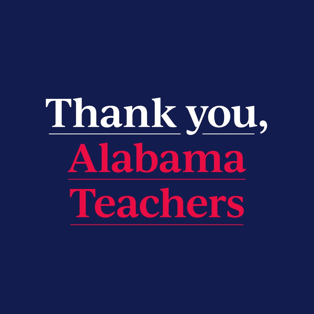 Alabama teachers have faced unprecedented challenges this year, from ensuring classrooms are safe for in-person learning to adjusting to the new realities of online teaching. Say thank you by posting a story, photo or video of a teacher &amp; use the hashtag #ThankALTeachers.