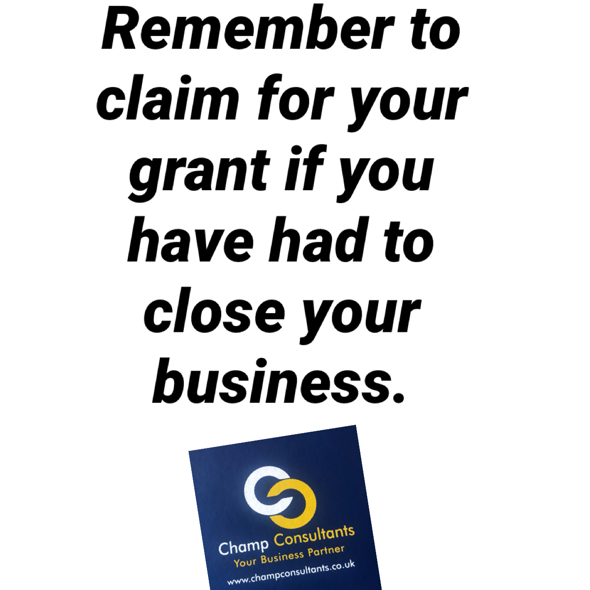 Councils are now open for you to claim your grant if you have had to close your business in this current lockdown. 
Applications are made through your local council.
#grants #lockdown #covid19