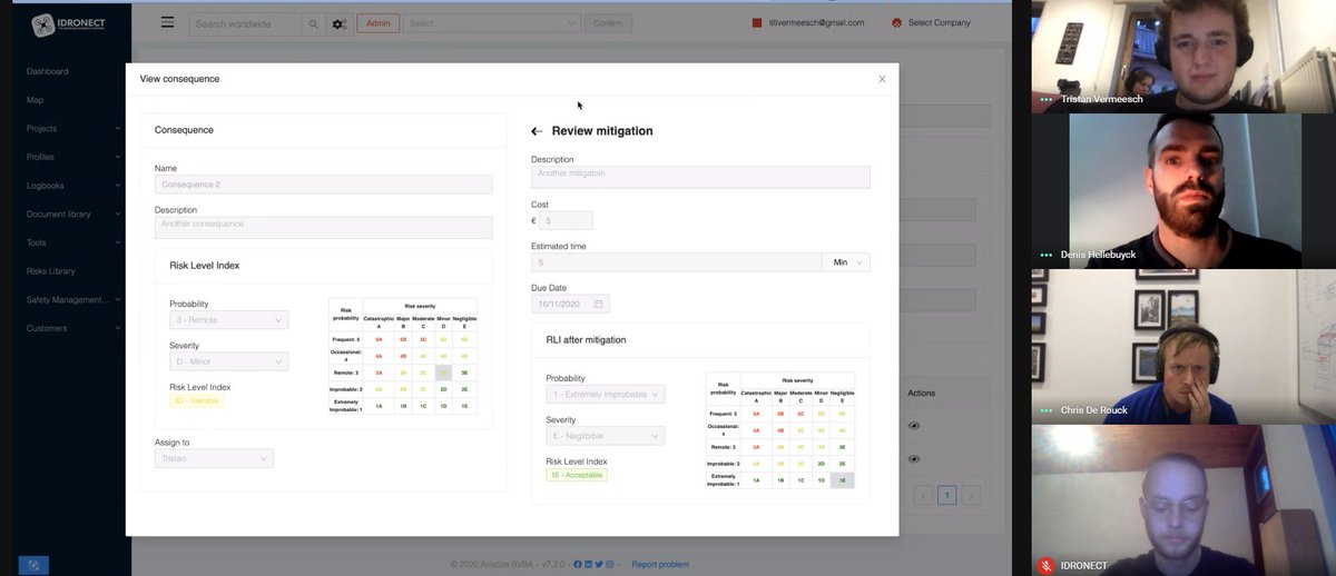 Favourite moment of the week, our Friday Show and Tell, where we show new features and prototypes. This week up: the Safety Management System flow in a new interface
#dronesafety #dronepilot #drone #flymore #FlySafe