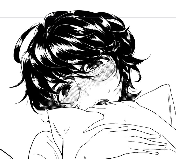 ペン入れ終わってないのにこういう顔は書き込んじゃう。 