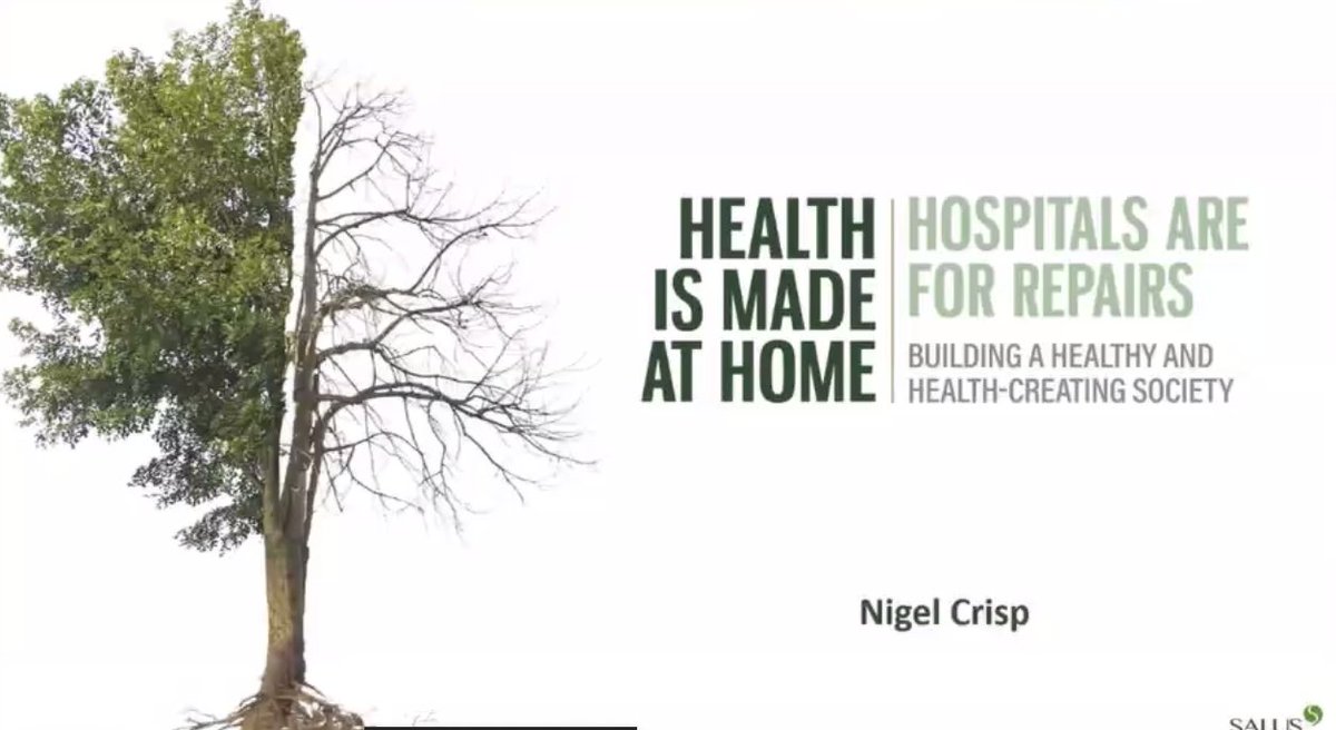 Investenisciii's tweet photo. #e_inves20
@LordNigelCrisp Nos dice que hay que crear salud, ayudar a la gente a crear salud en su casa.
Nos recomienda este libro. https://t.co/tWlt3ZHgAu