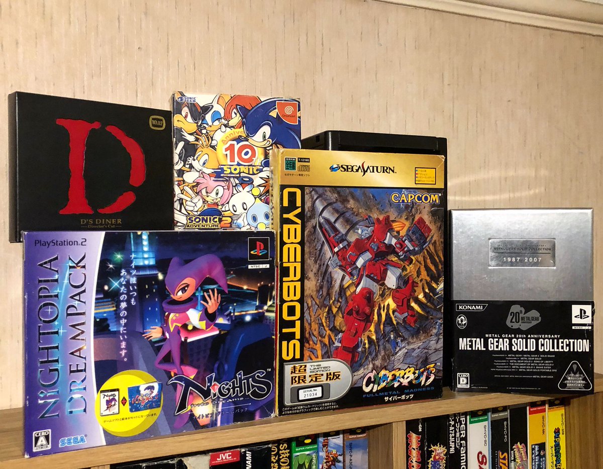 CrtHeaven's tweet photo. Whatโs your favourite special edition? Here my ones! #segasaturn #dreamcast #3do #ps1 #ps2 All #ntscj as they get the coolest stuff! https://t.co/lkHuNjoyKg