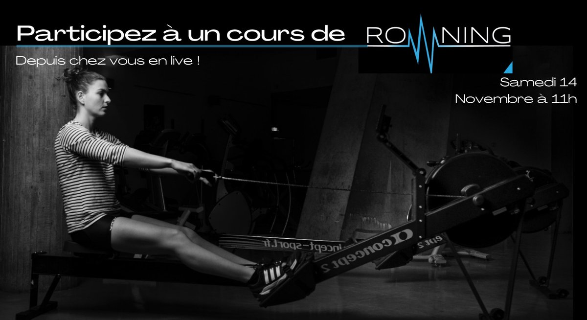 Si vous avez la chance d'avoir un rameur chez vous, la <a href="/FFAviron/">Fédération Française d'Aviron</a> vous accompagne dans votre pratique sportive durant ce confinement 🏠 
 💪 Participez à une séance de 𝐑𝐎𝐖𝐍𝐈𝐍𝐆, notre programme de circuit training, demain matin à 11h 👉facebook.com/FFAviron/posts…