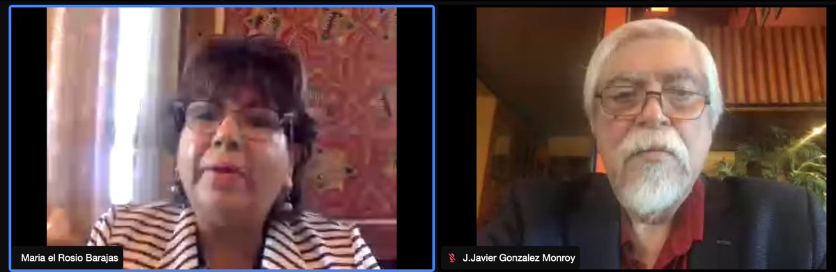 ericfrost's tweet photo. #SDSU watching the second day of the Re-Border 2020 (#Reborder2020) & listening to Special Guest who has helped bring the conference together in wonderful way to collaborate across the border from #COLEF, Maria del Rosio Barajas. Then Javier Gozalez Monroy from #Baja Education https://t.co/dY1pUbufnN