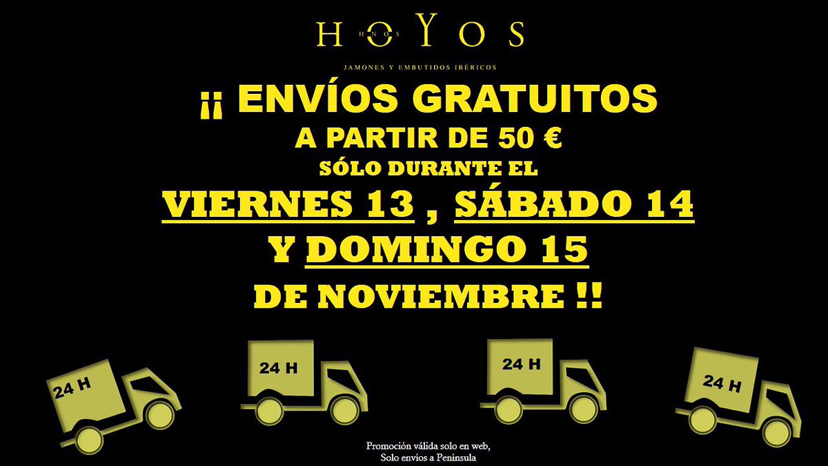 No dejes pasar esta OPORTUNIDAD antes de Navidades 🎄🤗
Entra en nuestra web y descubre todas las #ofertas y #promociones hermanoshoyos.es

#hermanoshoyos #somosfabricantes #jamones #embutidos #iberico #promo #onlineshopping #laalberca