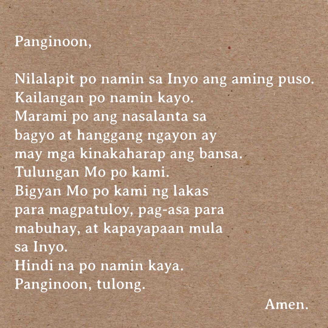 akoposimarcelo's tweet photo. Panginoon, tulong. https://t.co/n0g8pCzOS5