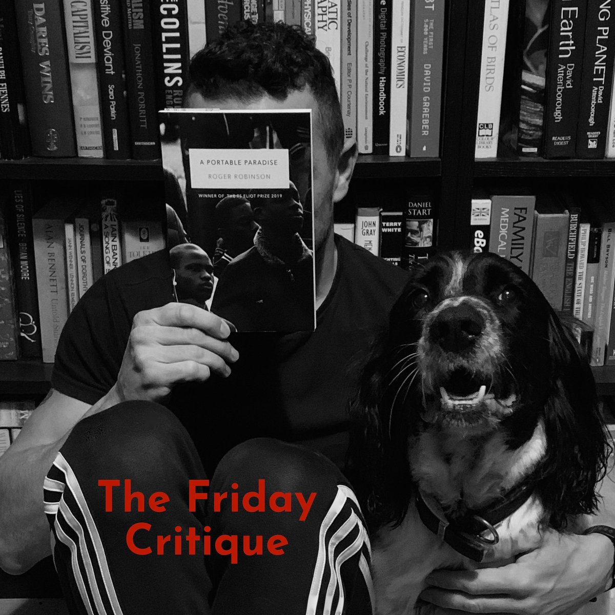 HeaneyCentre's tweet photo. The Friday Critique
We’re putting fast, short-form, reviews of new writing into the world on a weekly basis. This week, Poetry MA student Matthew Rice on Roger Robinson’s ‘A Portable Paradise’.
Read the #flashcritique here: https://t.co/RFxZpZy31g https://t.co/wJ9AmVIN2X