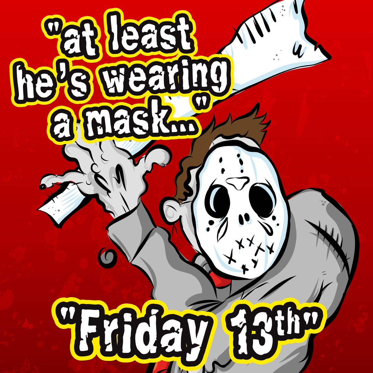 officezombies's tweet photo. Friday 13th #friday #friday13th #mask #jasonvoorhees #zombies #worksucks #coffee https://t.co/Jmm2Z7OJ23