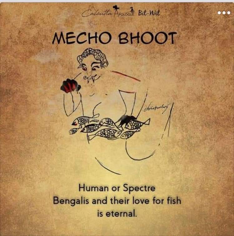 Today is BHOOT CHOTURDOSHI, our own 'halloween', so to say. May have a look at different types of BENGALI BHOOT whom we read & heard about in our childhood & felt spine-chilling fear during nights especially at times of power cuts. A fond stroll down the memory lane.