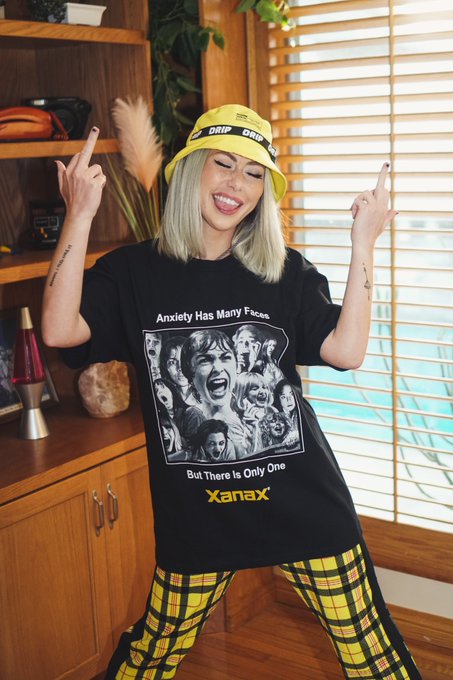 apparently some people are Big Offended by our Big Anxiety tee for &ldquo;promoting drug abuse&rdquo; when xanax<a href="/tag/threesomes"class="tags"><span>#threesomes</span></a>