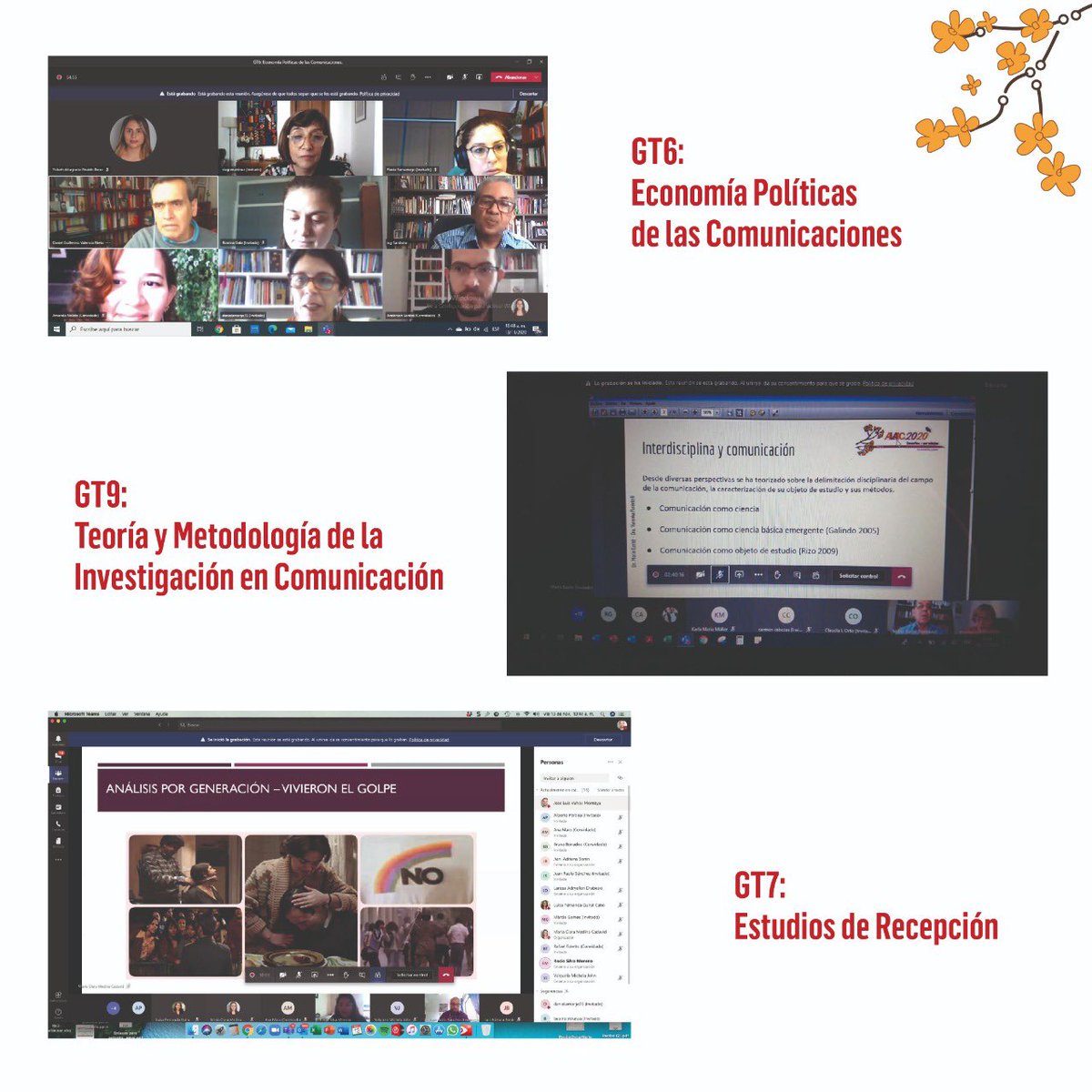 alaic2020's tweet photo. Así vivimos nuestro último espacio de trabajo en los Grupos Temáticos, Grupos de Interés y Talleres, en #ALAIC2020.

Compártenos tus recuerdos de estos encuentros con el #PostalesALAIC y cuéntanos de lo conversado allí.

#CongresoALAIC @alaicorg #UPB @upbcolombia. https://t.co/bDgCFtrwbU