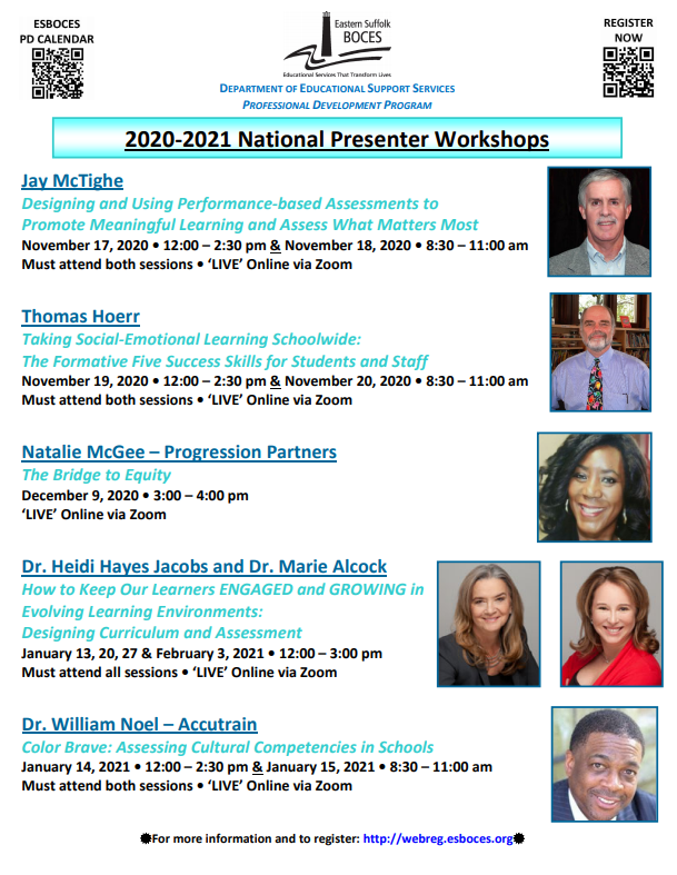 Eastern Suffolk BOCES Professional Development on Twitter: "Register today  for one of our National Presenters! https://t.co/IdOEkQmLLZ  https://t.co/XWXSIqzmgW" / Twitter