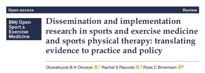 owoeye_oba's tweet photo. Without a doubt, KT/behavior change is hard BUT there is a field of inquiry to address that - Dissemination &amp; Implementation Research 📚 

Interested in knowing more 🤔? Take a look at our newly published review paper in @BMJOpenSEM (OA) #impsci 👇🏽👇🏽

https://t.co/WoAKlqkpLb https://t.co/D5tnGbu1Ku