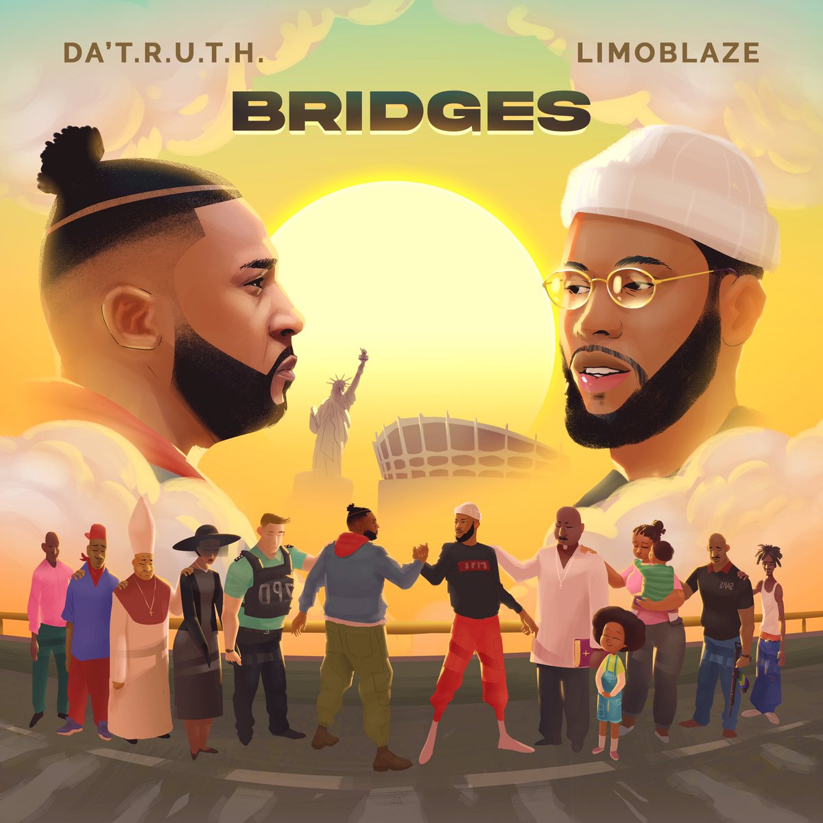 Limoblaze's tweet photo. Friday November 20th 2020! Limoblaze x Da Truth 
“Bridges” 
Spread the word!!!
#Bridges #Afrogospel #CHH https://t.co/AoVaCwIfpH