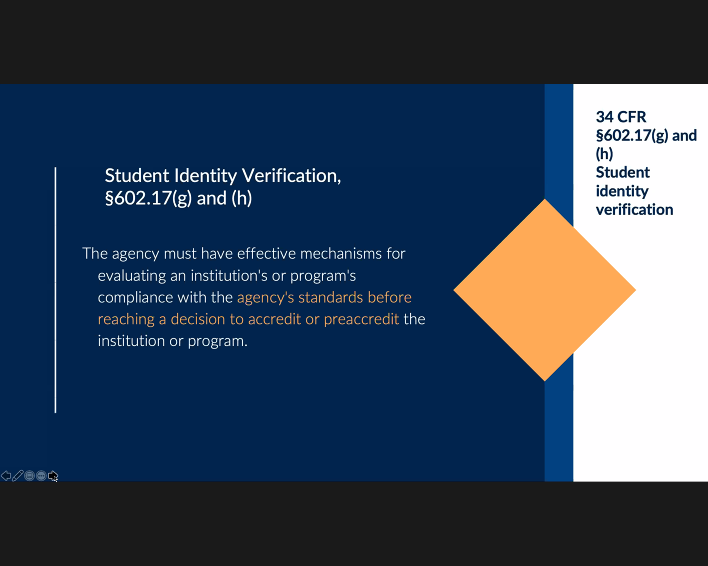MBMessner's tweet photo. @RussPoulin from @wcet_info sharing authentication and identify verification policies for online learning.  Great #OLCAccelerate session! https://t.co/YWvSLCCuyW