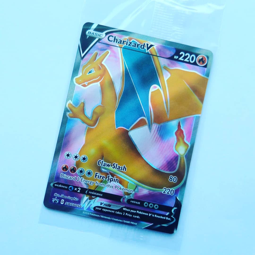 AceTRKat's tweet image. Today I got that sweet sealed FA #Charizard V promo that I won in @smokey_04tv's giveaway on IG! It really is such a gorgeous, gorgeous card and I'm so happy it's mine now! 😄❤🔥

#Pokemon #CharizardV #ChampionsPath #PokemonTCG #ThePokemonCompany #GameFreak