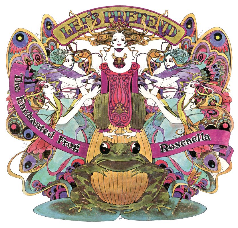 WeirdlandTales's tweet photo. Cover art by David Chestnutt for LET’S PRETEND, a series of fairy tale recordings released in 1970. https://t.co/Ce70DCiSRy