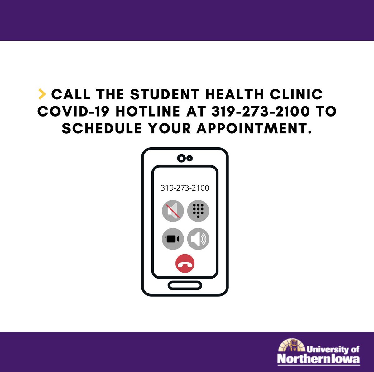 UNI_SHC's tweet photo. With the UNI Student Health Clinic now serving as a Test Iowa site for our campus community, make sure you understand how it works by checking out the graphics below ⬇️

#ProtectingOurPanthers #SlowTheSpread #COVID19 https://t.co/DWA4gAY0wW