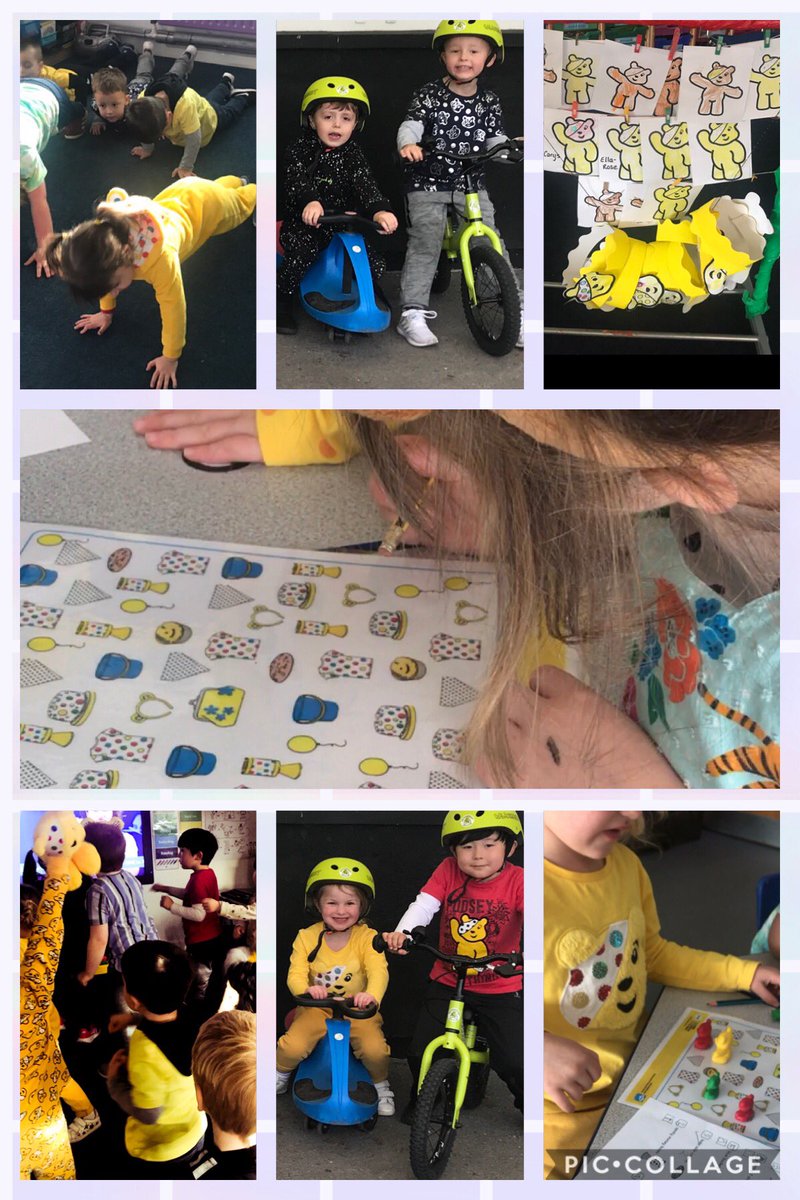 KidwellyYYC's tweet photo. Reception Class enjoyed taking part in Joe Wicks’ PE challenge for Children In Need. Well done raising lots of money for a good cause.  #YYCREC @BBCCiN @thebodycoach https://t.co/w2NaTCNZTb