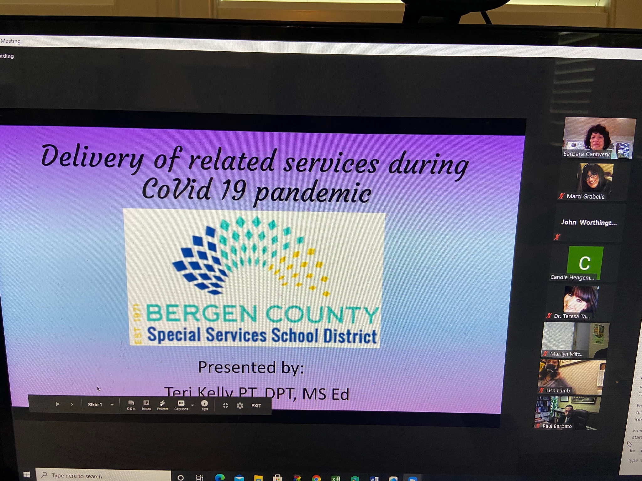 Njapsa On Twitter Theresa Kelly Bergen County Special Services School District Shared Related Services Obstacles And Strategies To Assimilate To Remote Therapy Sessions Njpsa Https T Co Ib6sese1ox