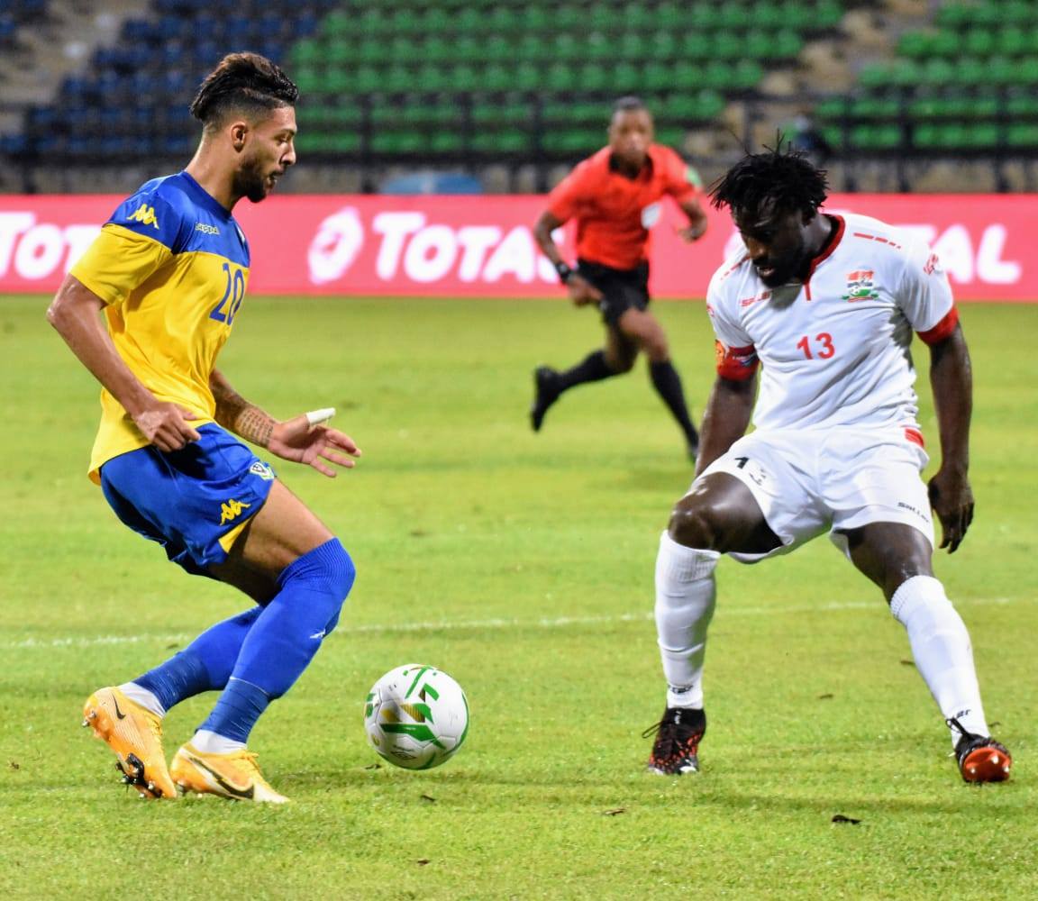 Stadium_ga's tweet photo. Élim CAN 2021 | #Gabon 2-1 Gambie: Vous avez élu Denis Bouanga "Homme Du Match" contre la Gambie !   ⚽ + 🎯 = 🏆 👏👏  #DenisBouanga #StadiumHDM https://t.co/lvfB4McibA