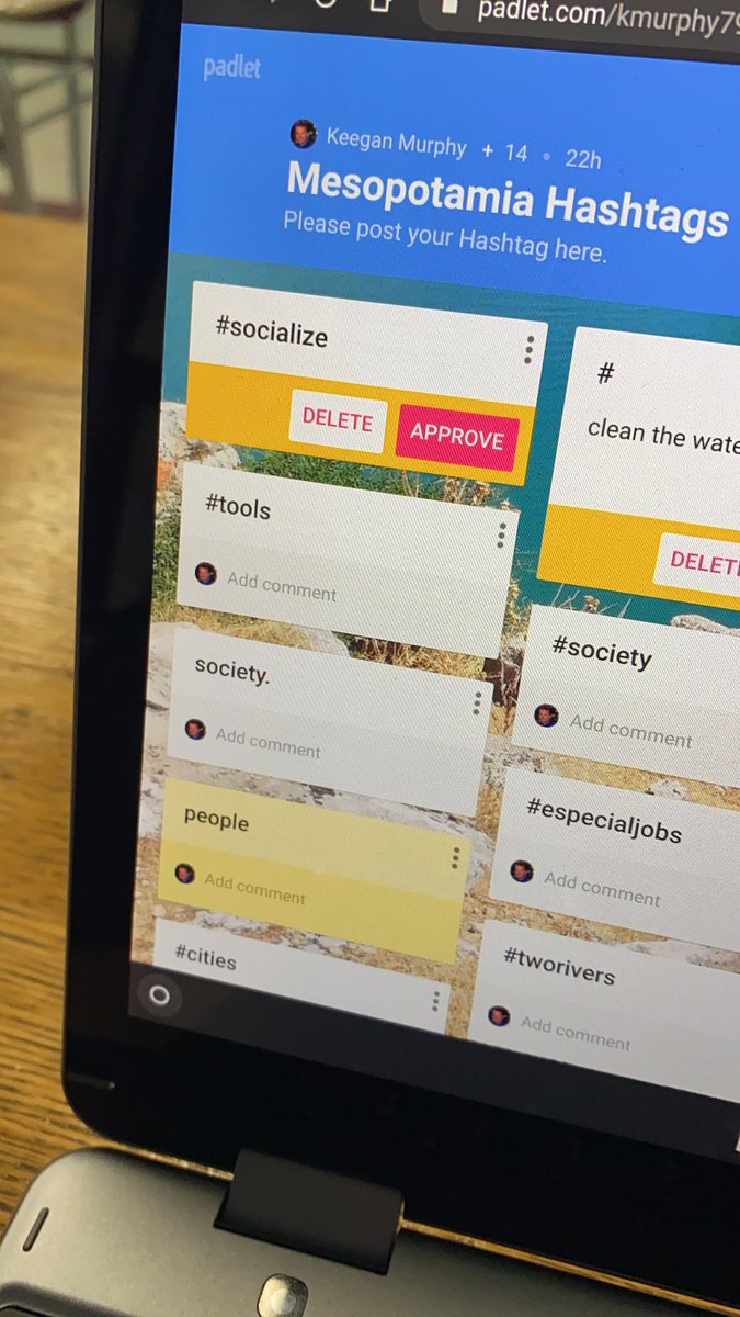 MrMurphy_frps's tweet image. Students are engaged with a blended learning assignment about Mesopotamia. @FRPSsupt @frps_Talbot @tech_talbot @padlet @edpuzzle @Flipgrid @Mentimeter @GoogleForEdu  #UDL