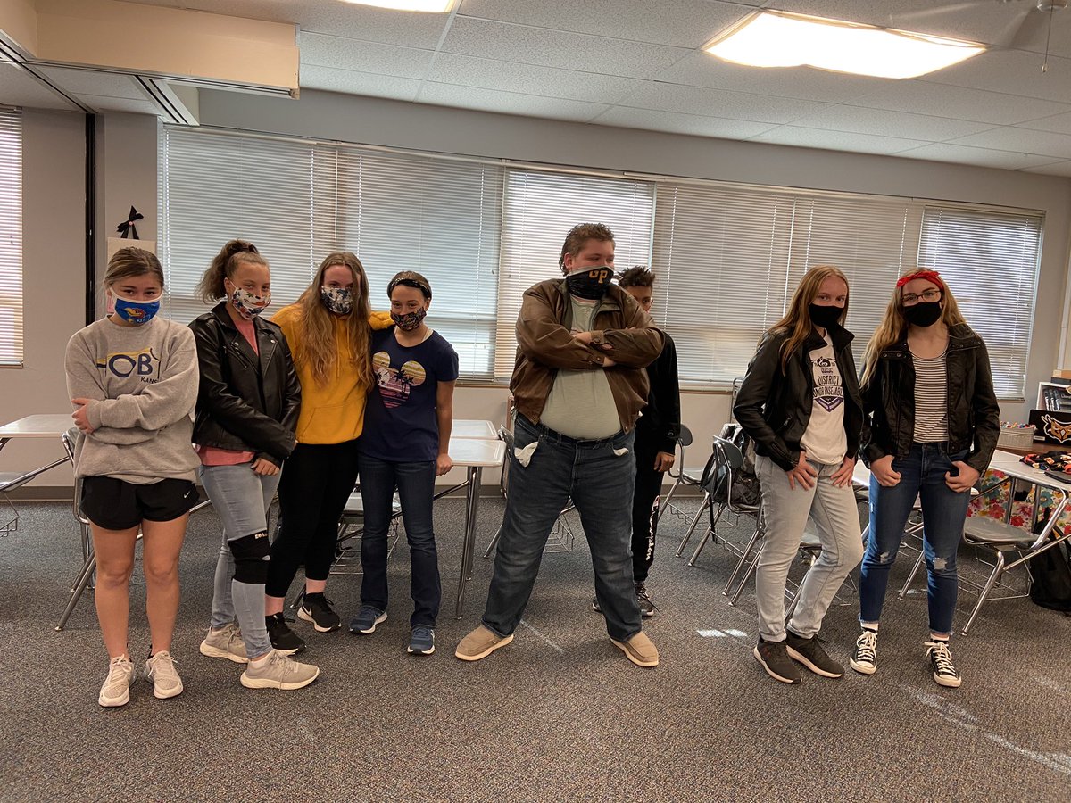 8t grade rumble from The Outsiders. The Socs had many advantages just like in book and the Greaser got to see what it feels like to have disadvantages just because of who you are. It was a good experience for them; some didn’t like being the disadvantaged. #gpeproud #renwickproud