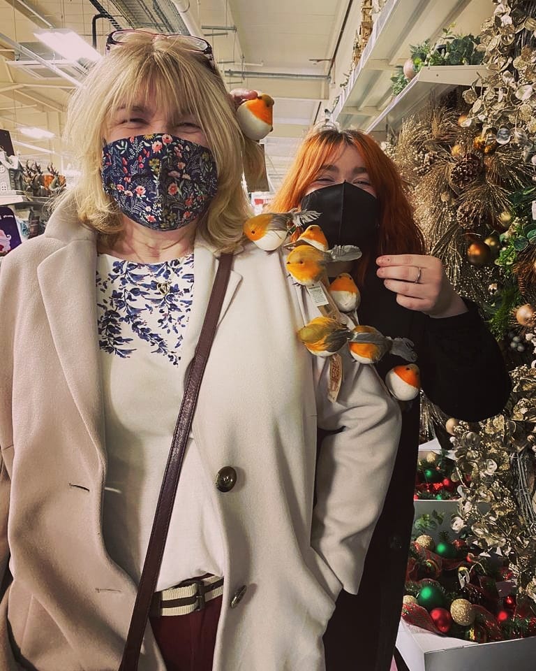 You never get too old to wind your mammy up when shopping