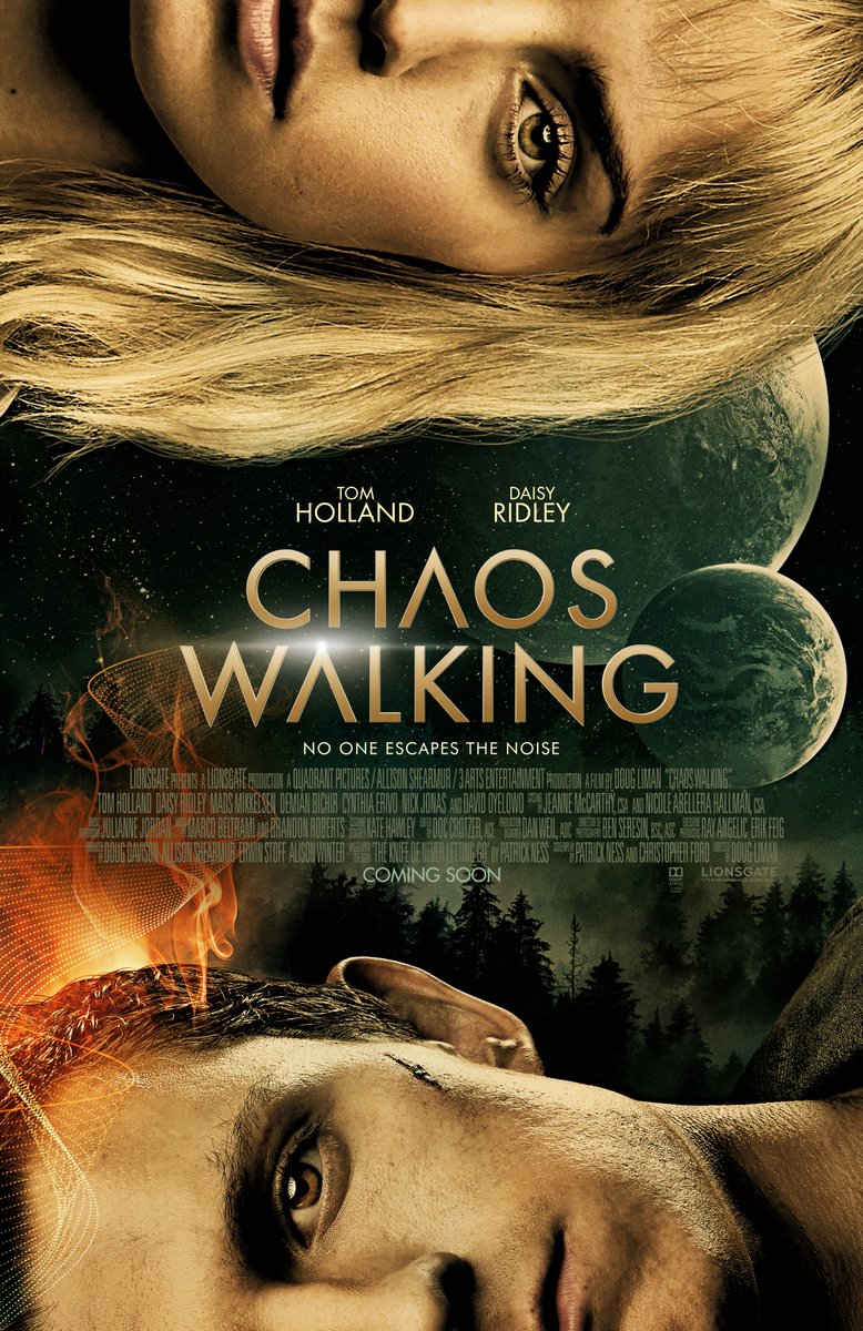 No one escapes the noise. <a href="/TomHolland1996/">Tom Holland</a> and Daisy Ridley star in #ChaosWalking.