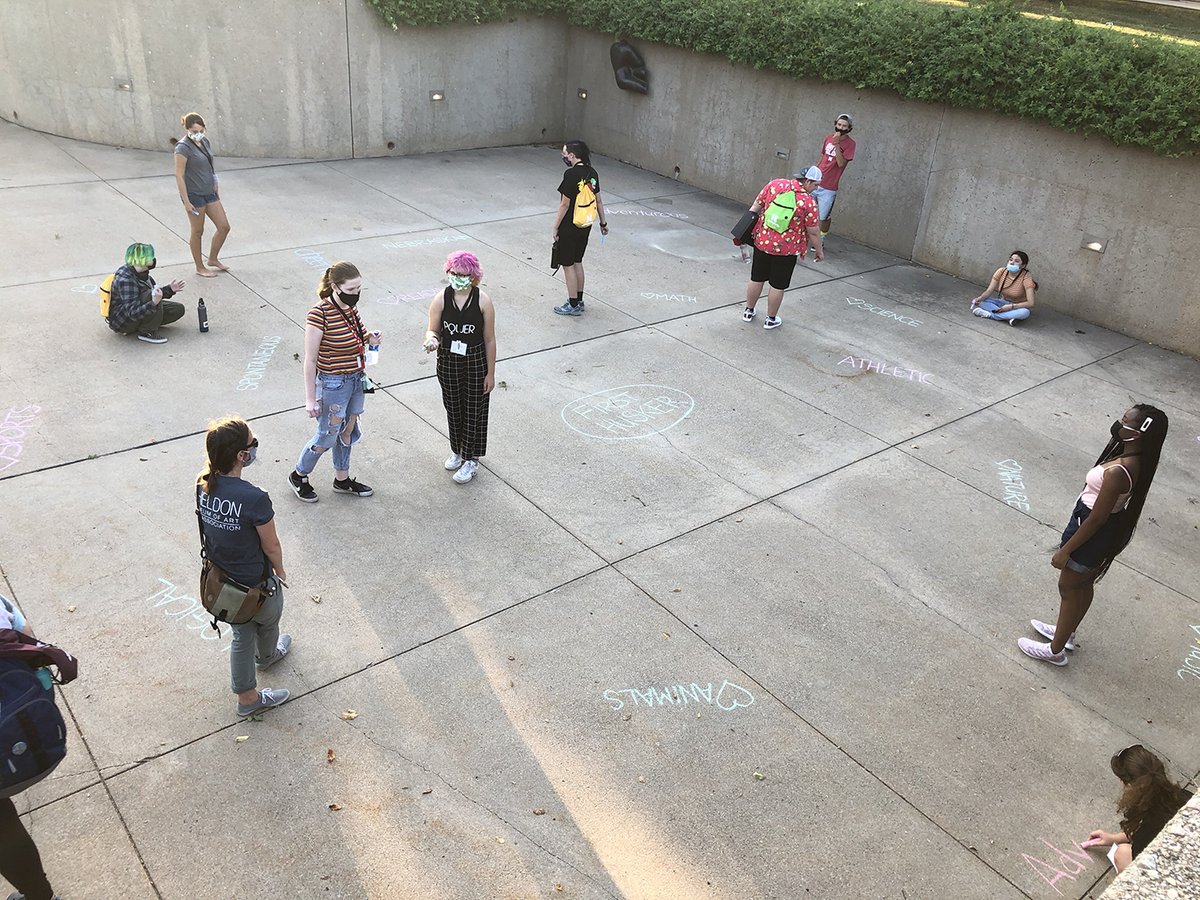 SheldonMuseum's tweet image. It's hard to believe the fall semester is almost over. The time has flown since this First Husker event at the museum — on the hottest day of summer. We send our best as students head into the last week of classes! 

#FirstGenNebraska #UNL #FBF