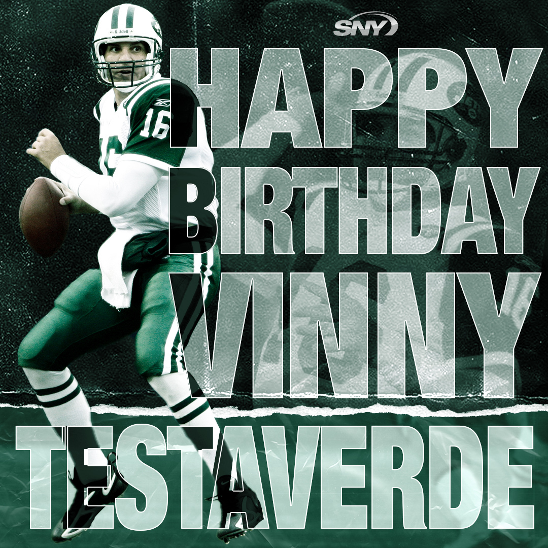 Happy 57th birthday to Vinny Testaverde  