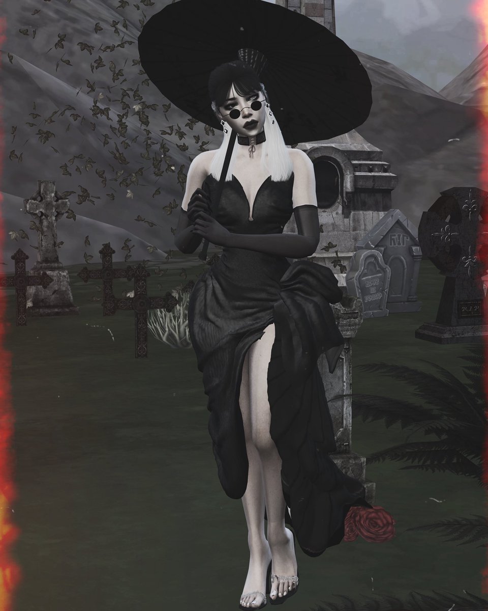 yourgothbabe's tweet photo. 𝕼𝖚𝖊𝖊𝖓 𝕹𝖆𝖗𝖈𝖎𝖘𝖘𝖆 𝖁𝖎𝖇𝖊𝖘 💀 
Happy Friday 13th from your local Goth Lady. 🖤 https://t.co/3BA1bAu9LT