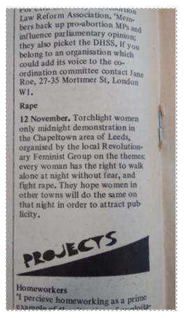 The march got a wee listing in Spare Rib...