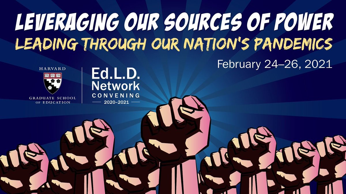 Dear Ed.L.D. Network,

The planning team is excited to invite you to the 2020-2021 Ed.L.D. Network Convening. It will take place virtually from 2/24 to 2/26. 

Save the dates: 2/24-2/26! 

Registration will open on December 7, 2020.